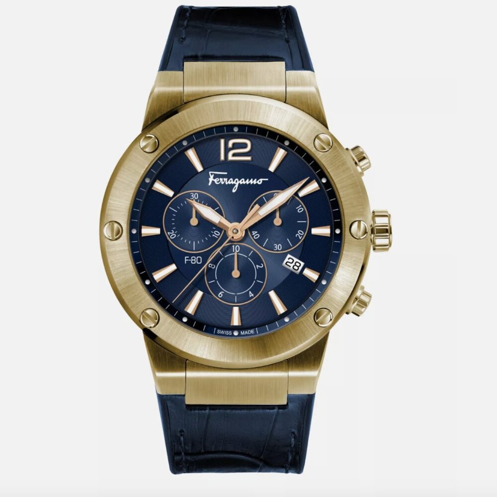Ferragamo Gold 44mm Men's Watch